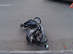 В Харькове нетрезвый мопедист попал в аварию