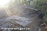 Магазин, кафе и похоронное бюро сгорели в Харьковской области
