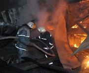 Очередной крупный пожар в центре Харькова