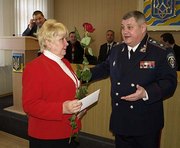 Железнодорожная милиция Харькова поздравила своих сотрудниц