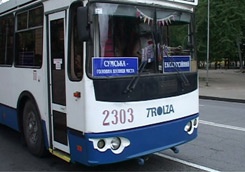 По Харькову пустят экскурсионный троллейбус