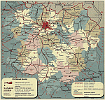 Схема-карта Харьковской области