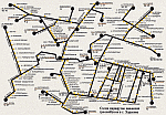Схема линий троллейбусного сообщения